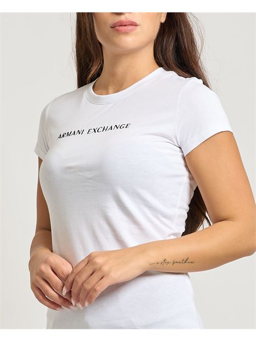 AX women's basic crew neck T-shirt ARMANI EXCHANGE | XW002038-AF10356U0002